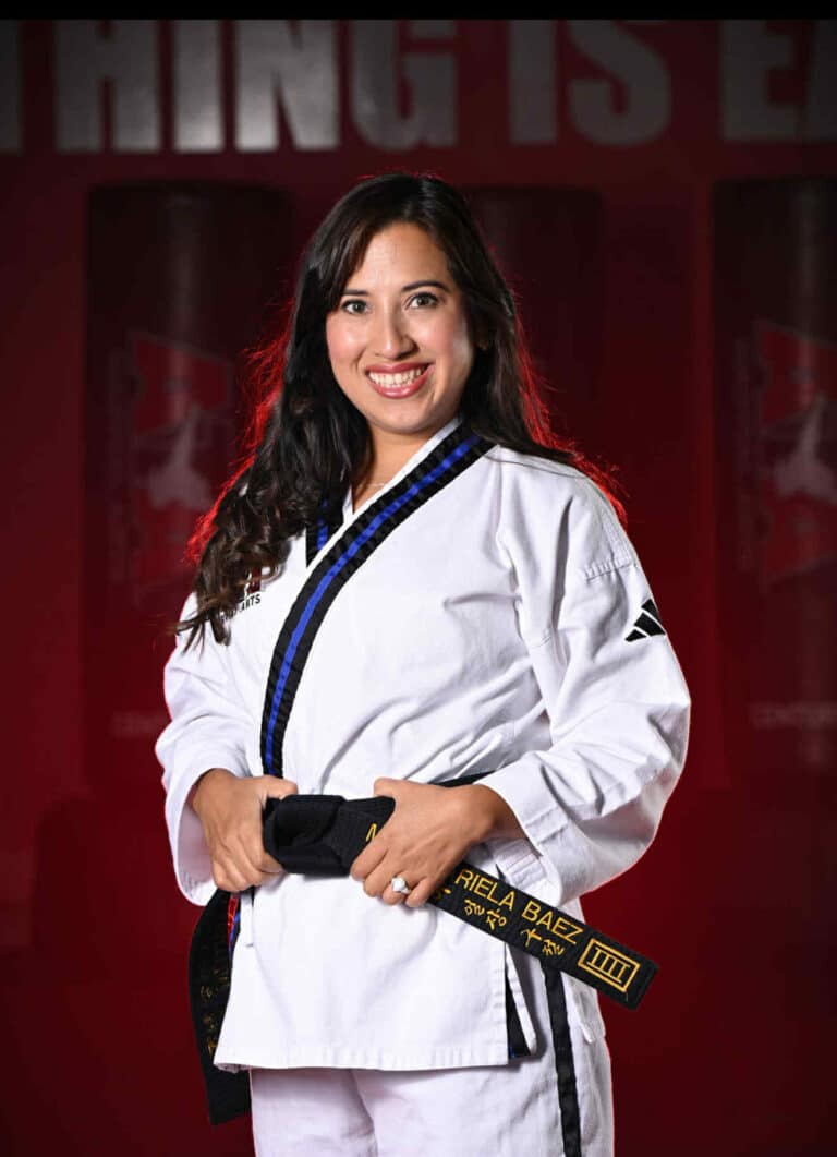 ATA Martial Arts Jonesboro Instructor Mariela Baez.